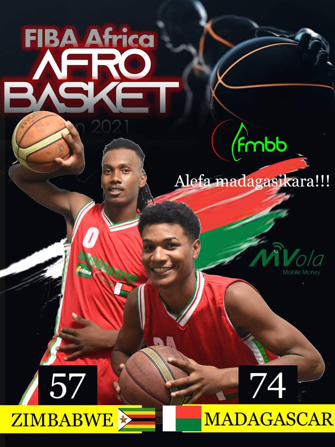 PRE-QUALIFICATION AFROBASKET 2021 : Première Victoire Malgache - Agence ...